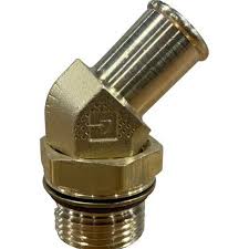 FTG 45 Deg 3/4 Hose Bead